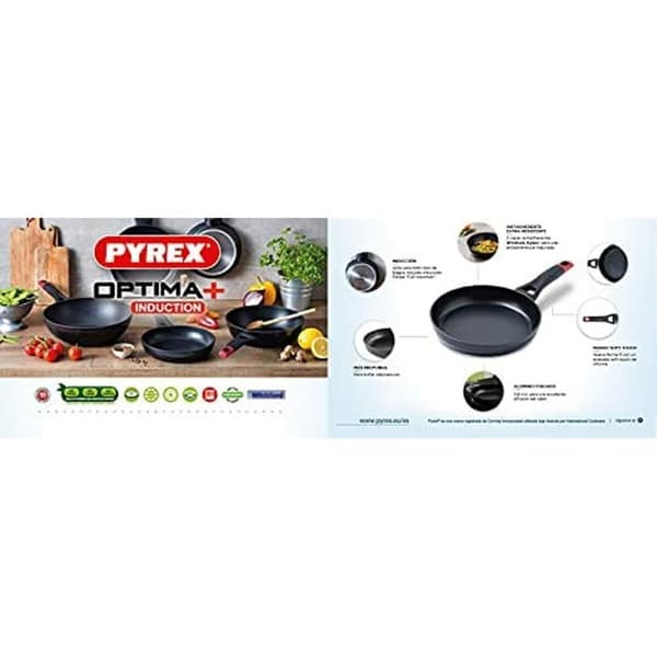 Stekpanna Pyrex Svart Aluminium