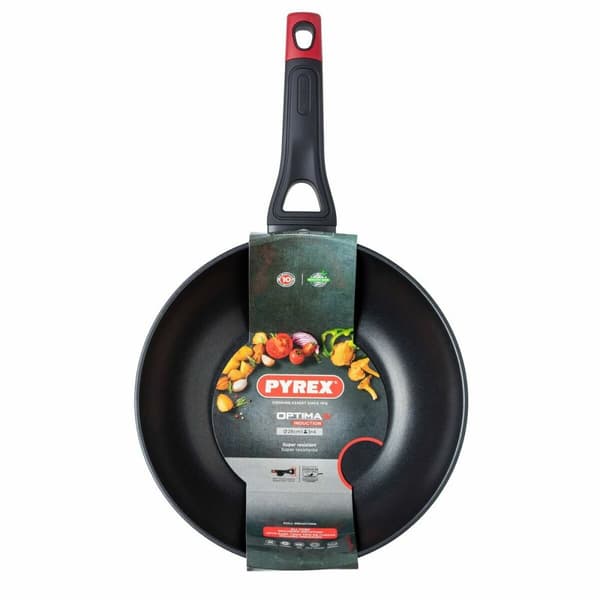 Wokpannu Pyrex Musta Alumiini