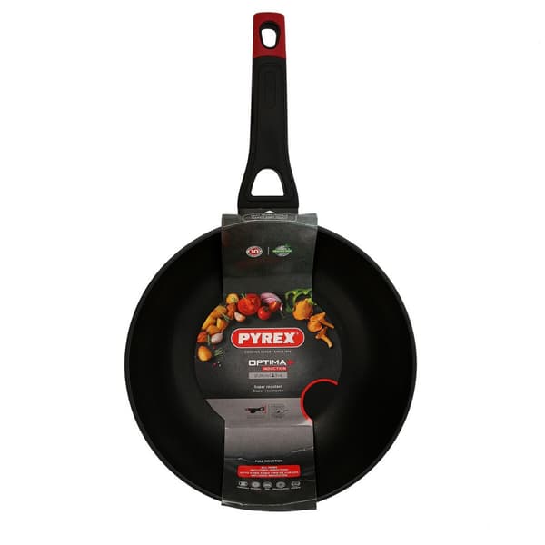 Wokpannu Pyrex Musta Alumiini