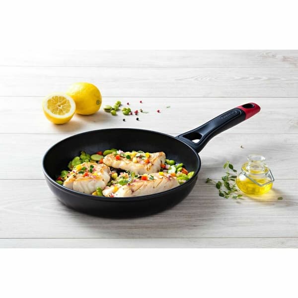 Stegepande Pyrex Sort Aluminium Ø 20 cm