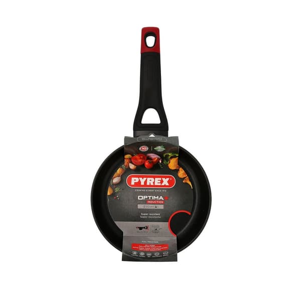 Stegepande Pyrex Sort Aluminium Ø 20 cm