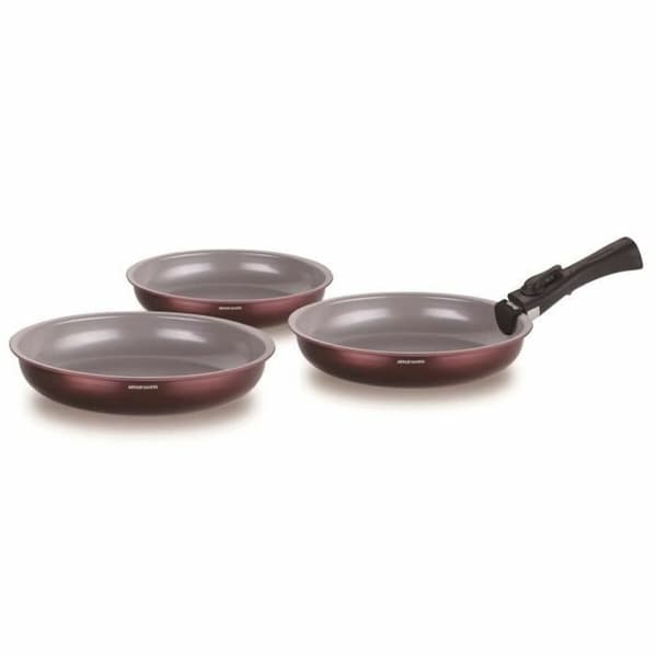 Pannu Arthur Martin Prune Alumiini Ø 24 cm Ø 20 cm Ø 28 cm (3 osaa)