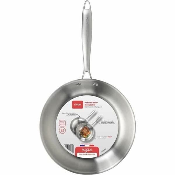 Stekpanna Livoo Rostfritt stål Stål Ø 24 cm