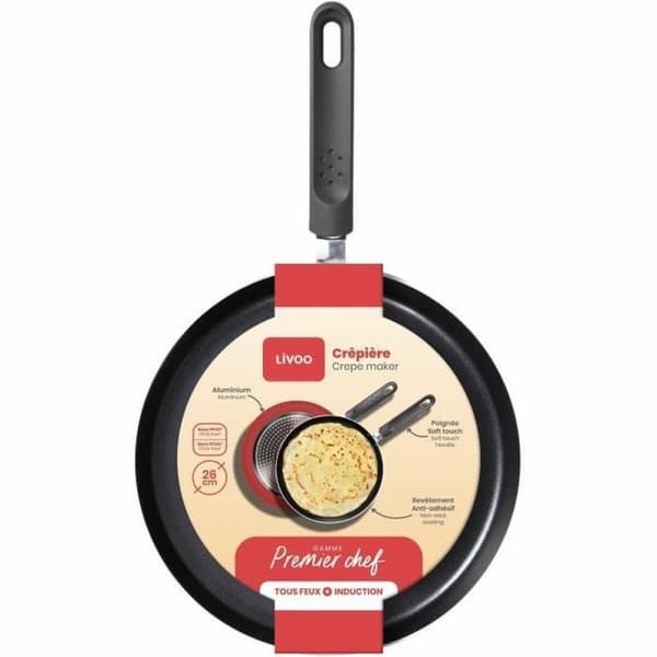 Stekpanna för Crêpes Livoo Ø 26 cm
