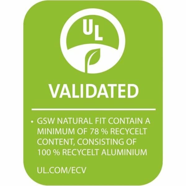 Stegepande GSW Aluminium 100 % Genbrug Natur Ø 28 cm