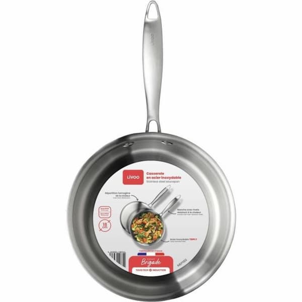 Kasserolle Livoo Stål Rustfrit stål Ø 18 cm