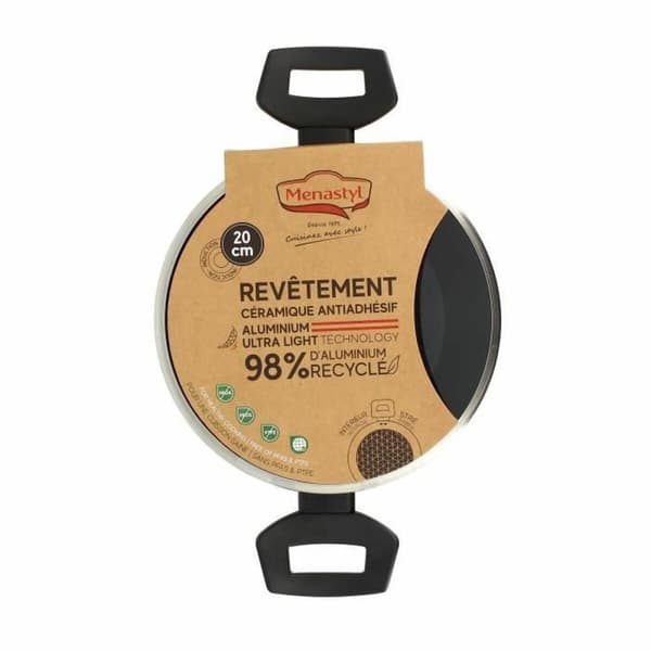 Gryte Menastyl Svart Ø 20 cm