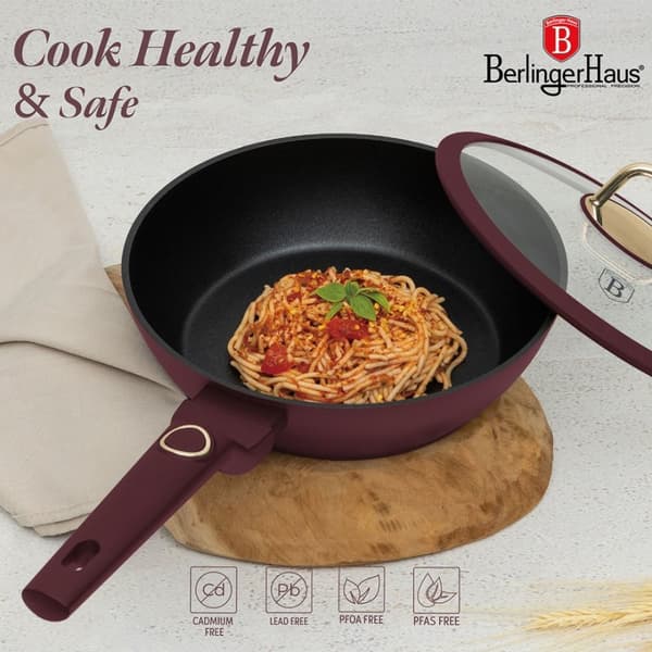 Titaaninen syväpaistinpannu 24 cm Berlinger Haus Bh-8032 Leonardo Lumarko!