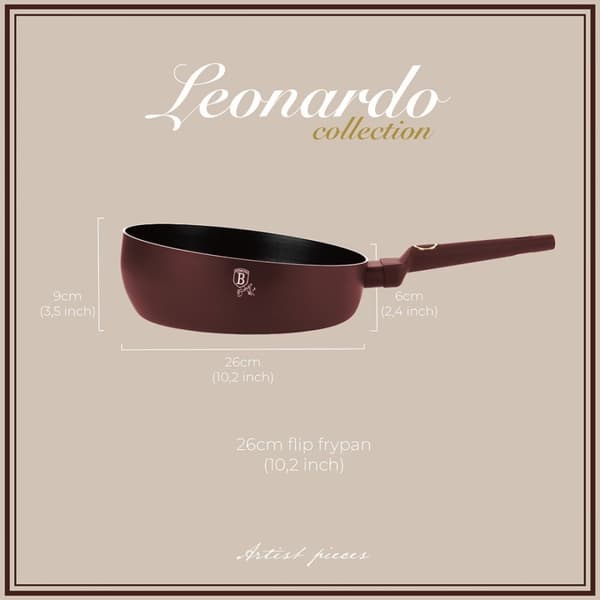 Wokpanna Flip Titanium 26cm Berlinger Haus Bh-8029 Leonardo Lumarko!