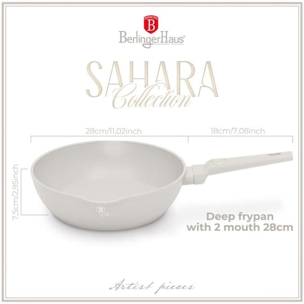 Titan Djup Stekpanna 24cm Berlinger Haus Bh-8061 Sahara Lumarko!