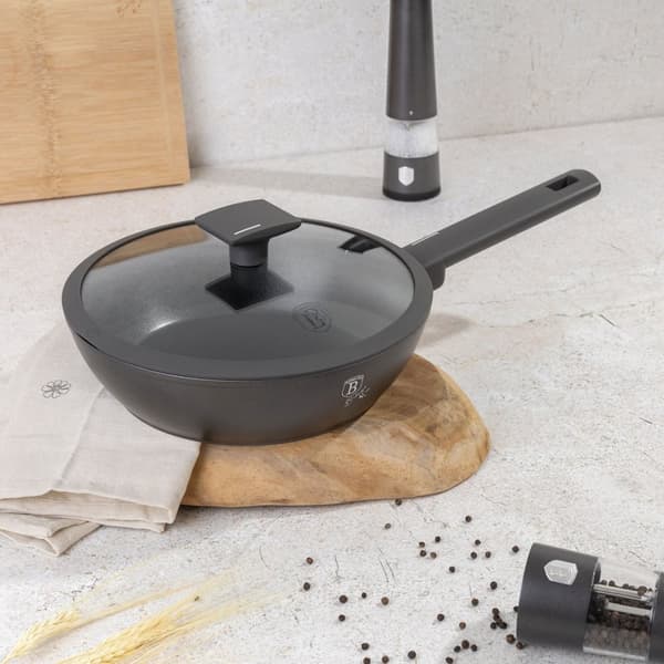 Titaaninen syväpaistinpannu 24 cm Berlinger Haus Bh-8122 Antrasiitti Lumarko!
