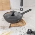 Pikkukuva 3 / 8: Titaaninen syväpaistinpannu 24 cm Berlinger Haus Bh-8122 Antrasiitti Lumarko!