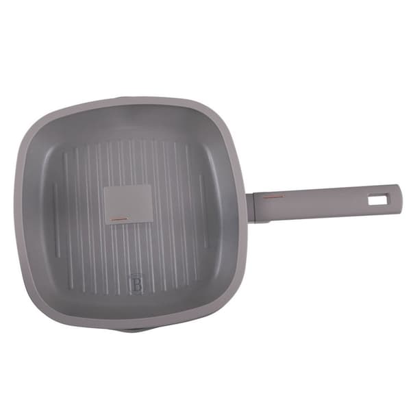 Titanium Grillpande Med Låg 28cm Berlinger Haus Bh-8097 Taupe Lumarko!