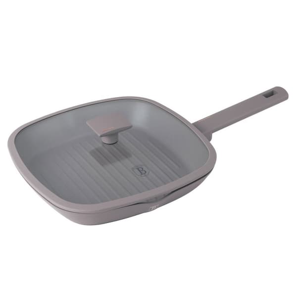 Titanium Grillpande Med Låg 28cm Berlinger Haus Bh-8097 Taupe Lumarko!
