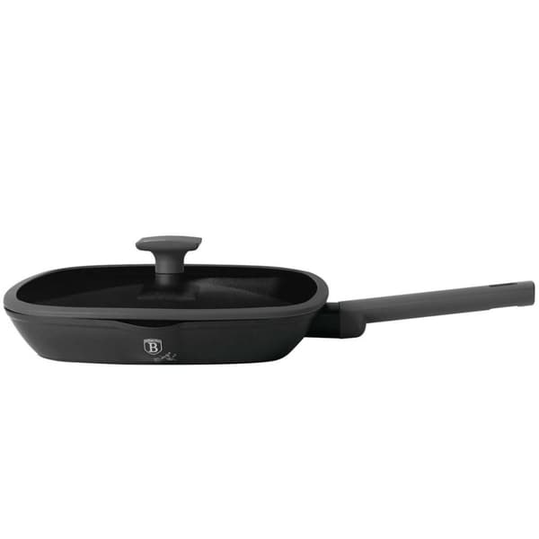 Titangrillpanna med lock 28cm Berlinger Haus Bh-8127 Antracit Lumarko!