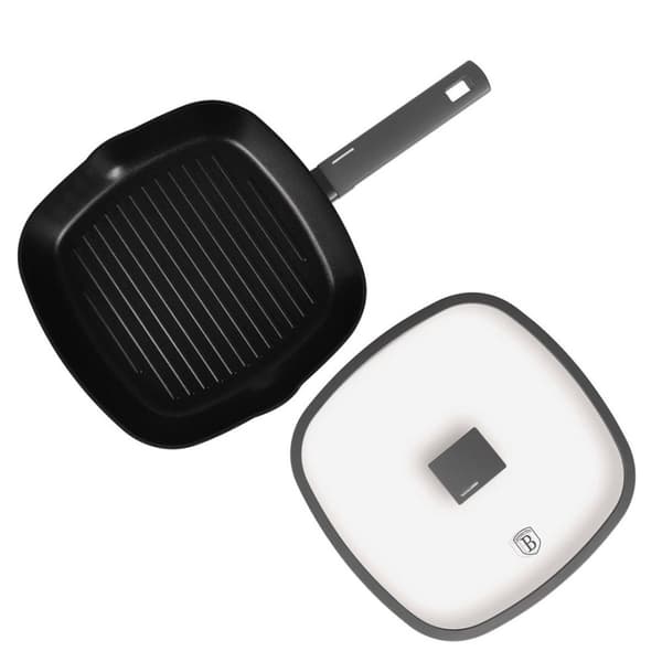 Titangrillpanna med lock 28cm Berlinger Haus Bh-8127 Antracit Lumarko!
