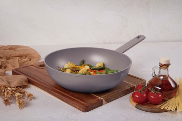 Titanium Wok 28cm Berlinger Haus Bh-8093 Taupe Lumarko!