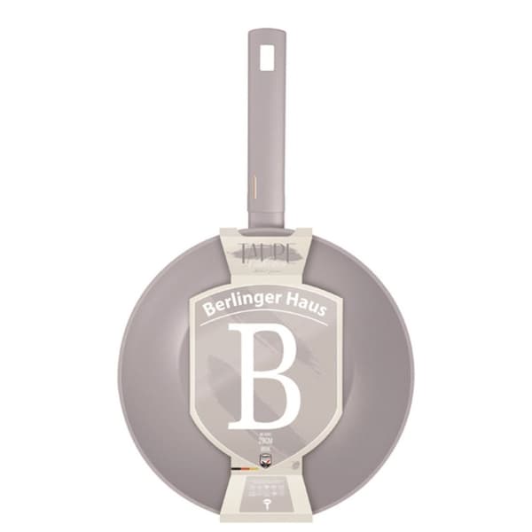 Titanium Wok 28cm Berlinger Haus Bh-8093 Taupe Lumarko!