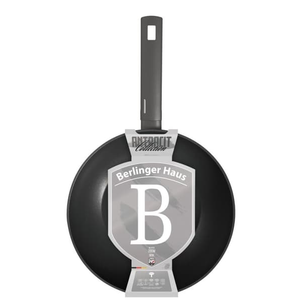 Titaaniwokki 28cm Berlinger Haus Bh-8123 Antrasiitti Lumarko!