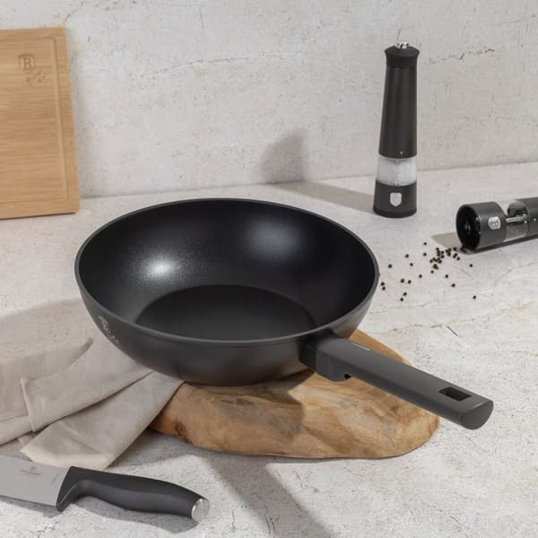 Titaaniwokki 28cm Berlinger Haus Bh-8123 Antrasiitti Lumarko!