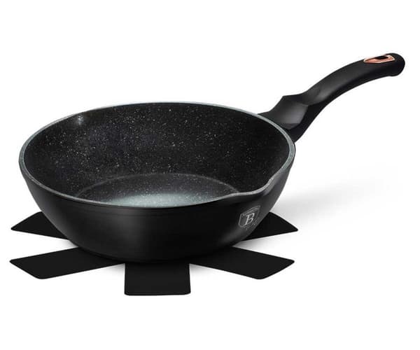 Djup granit stekpanna 24cm Berlinger Haus Black Rose Bh-6184 Lumarko!