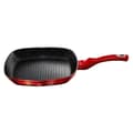 Miniatyrbild 1 av 6: Granitgrillpanna 28cm Berlinger Haus Röd Metallic Line Bh-1271 Lumarko!