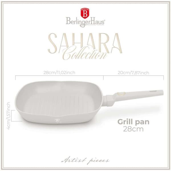 Titangrillpanna 28cm Berlinger Haus Bh-8066 Sahara Lumarko!