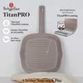 Miniatyrbillede 3 af 9: Titanium Grillpande 28cm Berlinger Haus Bh-8096 Taupe Lumarko!