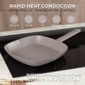 Miniatyrbillede 7 af 9: Titanium Grillpande 28cm Berlinger Haus Bh-8096 Taupe Lumarko!