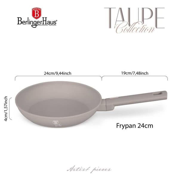 Titanium stegepande 24cm Berlinger Haus Bh-8083 Taupe Lumarko!