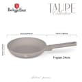 Miniatyrbillede 3 af 11: Titanium stegepande 24cm Berlinger Haus Bh-8083 Taupe Lumarko!