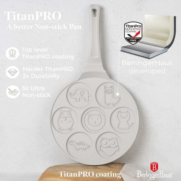 Titan Stekpanna 26cm För Pannkakor Djur Berlinger Haus Bh-7800 Sahara Lumarko!