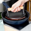 Miniatyrbild 7 av 9: Gjutjärnspress för grillning av hamburgare, biffar, kött 259702 Lumarko!