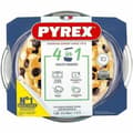 Pikkukuva 2 / 11: Kannellinen vuoka Pyrex 1,4 L Valkoinen Läpinäkyvä