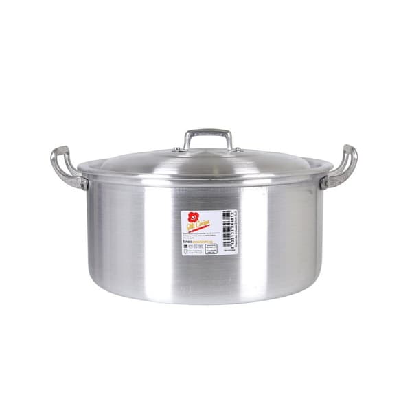 Gryde Med Låg Aluminium 31,3 x 26,5 x 13,5 cm (8 enheder)