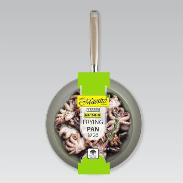 Stekpanna Feel Maestro MR-1209-28 Grå Rostfritt stål Aluminium Ø 28 cm