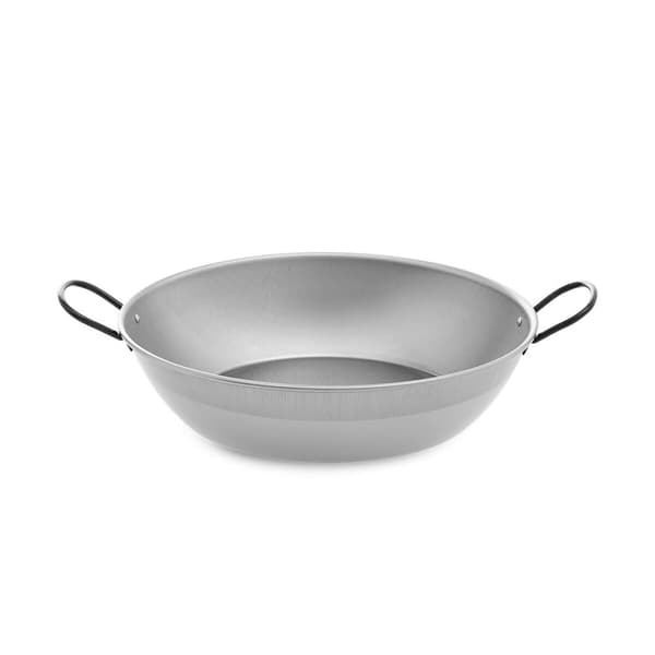 Honda gryde med hank Vaello Blank stål (Ø 34 cm)