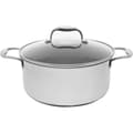 Miniatyrbillede 3 af 7: Gryde med låg Kohersen 71104 Sølvfarvet Rustfrit stål Aluminium Ø 24 cm 4,9 L