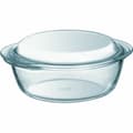 Miniatyrbillede 3 af 11: Gryde Med Låg Pyrex 1,4 L Hvid Gennemsigtig