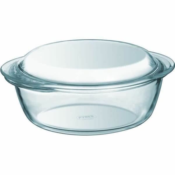 Gryde Med Låg Pyrex 1,4 L Hvid Gennemsigtig