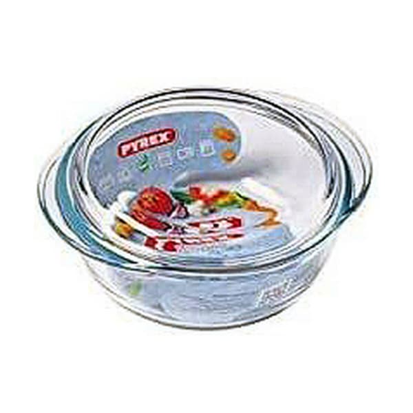 Gryde Med Låg Pyrex 1,4 L Hvid Gennemsigtig