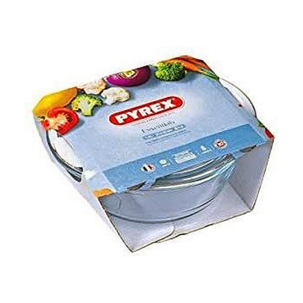 Gryde Med Låg Pyrex 1,4 L Hvid Gennemsigtig