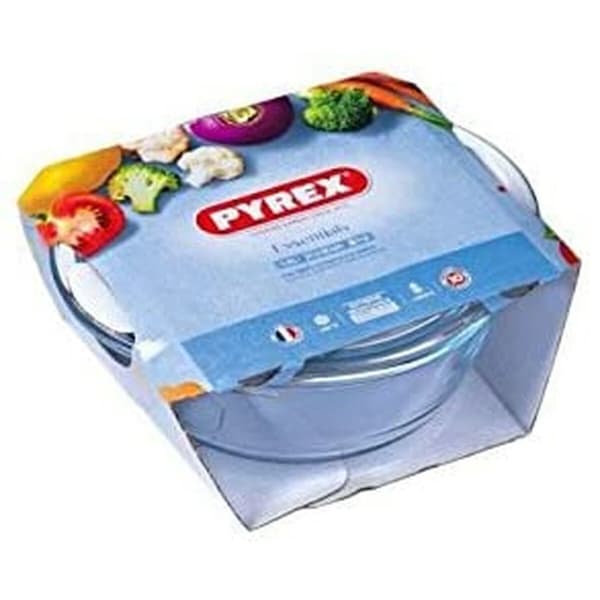 Gryde Med Låg Pyrex 1,4 L Hvid Gennemsigtig