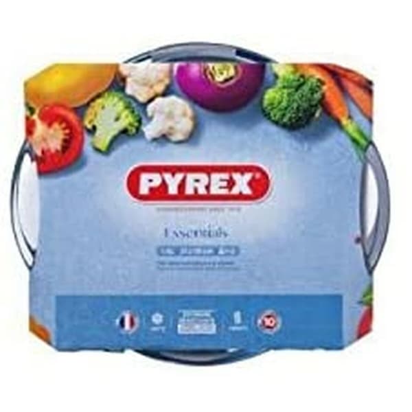 Gryde Med Låg Pyrex 1,4 L Hvid Gennemsigtig