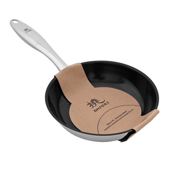 Shiori 撓 Induktionsstegepande i rustfrit stål med 304 keramisk belægning, 20 cm