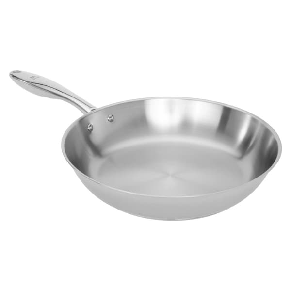 Shiori 撓 Ruostumattomasta teräksestä valmistettu 304-paistinpannu ilman pinnoitetta, induktio 28 cm