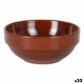 Miniatyrbillede 1 af 2: Skål Azofra Kan stables Brun 13,3 x 5,5 cm (30 enheder) (13,3 x 5,5 cm)