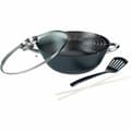 Miniatyrbillede 6 af 6: Wok Pande GSW Stål Smedet stål Ø 32 cm 4 Dele