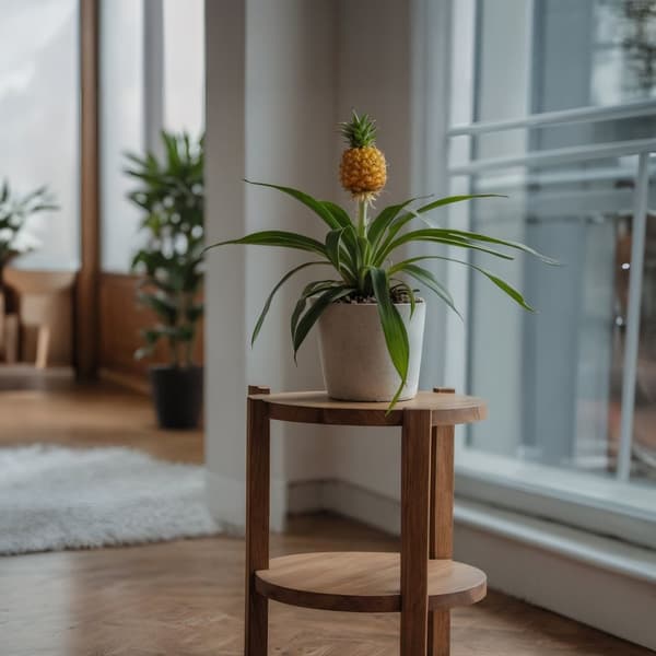 Ananasplante - Ananas comosus 'Mi Amigo' - Højde 35-45cm - ⌀12cm