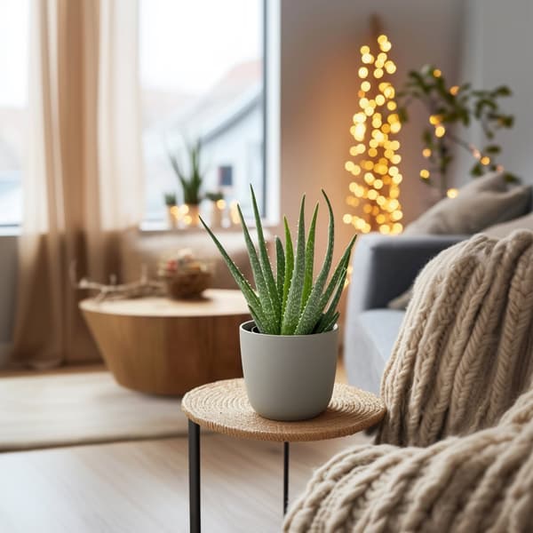 Aloe vera - 4 kpl - Aloe barbadensis - Korkeus 25-40cm - ⌀10,5cm